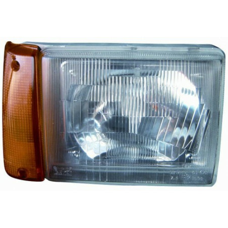 PROIETTORE SINISTRO H5 MODELLO *TYC* REGOL MANUALE CON LENTE ARANCIO FIAT PANDA 141 19862003