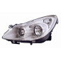 PROIETTORE SINISTRO 3 PORTE H7,H1 CON PARABOLA CROMATA OPEL CORSA D S07 20062015 VERS 2011