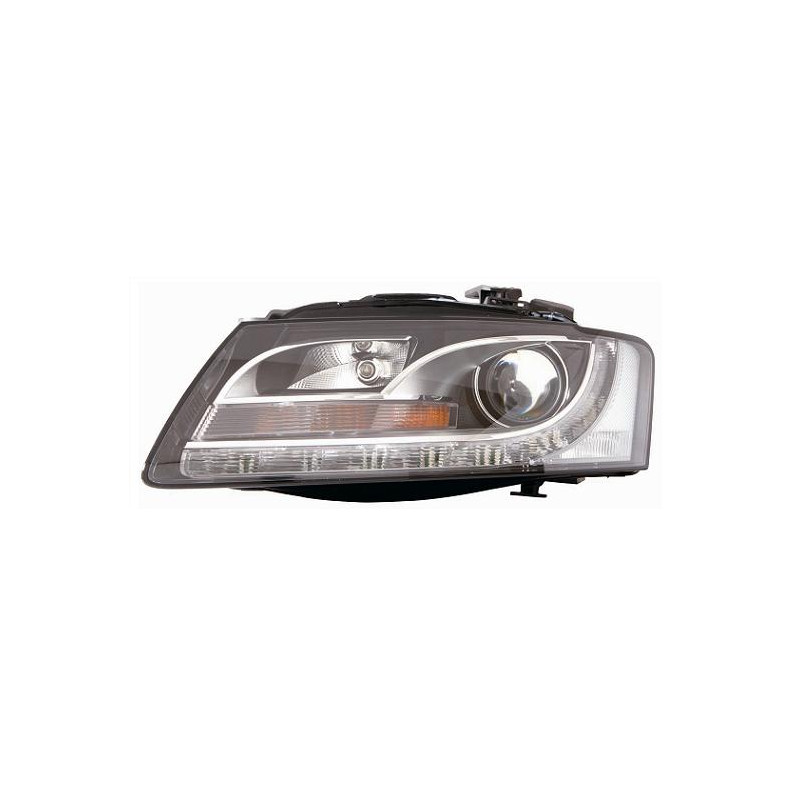 PROIETTORE DESTRO LED XENON MODELLO VALEO CON PARABOLA NERA CON MOTORE AUDI A5 8T38F78TA 20072011