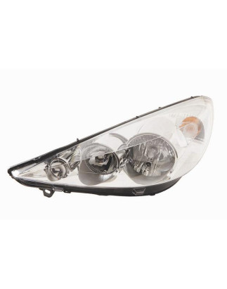 PROIETTORE DESTRO 7 PORTE H1,H7 CON MOTORE PEUGEOT 206+ PLUS 2L2M 20092013