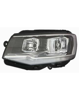 PROIETTORE DESTRO H7,H7 CON PARABOLA CON BORDO CROMATO CON MOTORE VOLKSWAGEN TRANSPORTER T6 SGASGHSHASHH 20152019