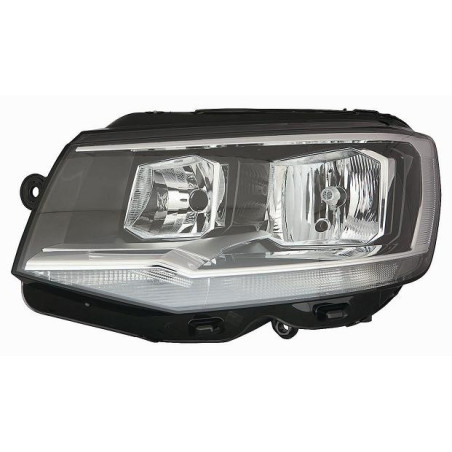 PROIETTORE DESTRO H7,H7 CON PARABOLA CON BORDO CROMATO CON MOTORE VOLKSWAGEN TRANSPORTER T6 SGASGHSHASHH 20152019