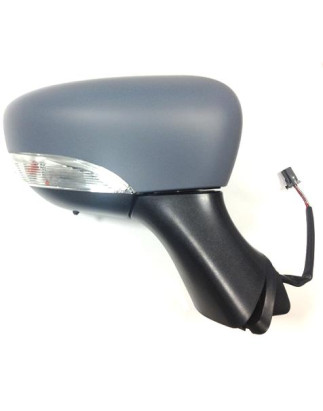 RETROVISORE ELETTRICO DESTRO 9 PIN CON PRIMER TERMICO VETRO CONVESSO CON FANALINO INTEGRATO CON SONDA NISSAN MICRA K14 2017, RE