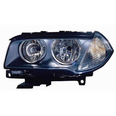 PROIETTORE SINISTRO 2H7 CON PARABOLA NERA CON MOTORE BMW X3 E83 20042007VERS 092006 , BMW X3 E83 20072011