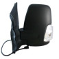 RETROVISORE ELETTRICO DESTRO BRACCIO CORTO NERO 6 PIN TERMICO VETRO CONVESSO CON FANALINO INTEGRATO BIANCO FORD TRANSIT F3FCDFD