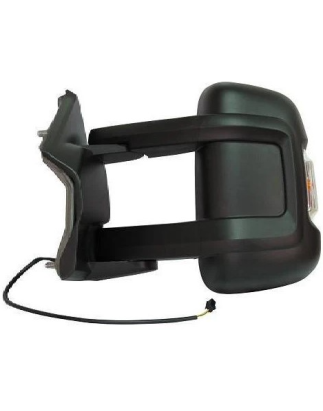 RETROVISORE ELETTRICO SINISTRO BRACCIO LUNGO TERMICO VETRO CONVESSO CON FANALINO INTEGRATO 16W CON SONDA FIAT DUCATO III 250 20