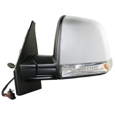 RETROVISORE MECCANICO DESTRO CON PRIMER VETRO CONVESSO CON FANALINO INTEGRATO FIAT DOBLO 263 20092015, FIAT DOBLO 263 20152022 