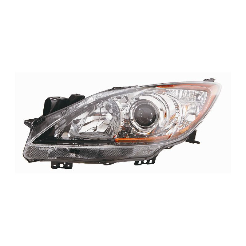 PROIETTORE SINISTRO H11 CON PARABOLA NERA CON PREDISPOSIZIONE REGOLAZIONE ELETTRICA MAZDA 3 SDN-HB BLBK 20082013