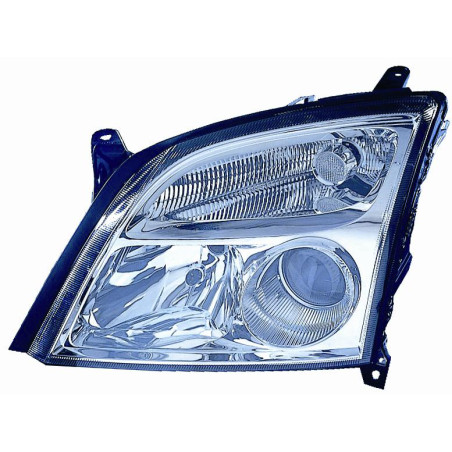PROIETTORE DESTRO H7,H7 T�V CON PARABOLA CROMATA OPEL SIGNUM Z03 20032006, OPEL VECTRA C Z02 20022005