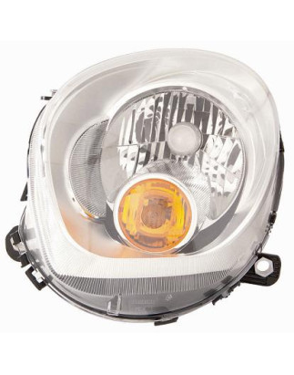 PROIETTORE DESTRO H4 CON MOTORE CON FANALE ARANCIO MINI COUNTRYMAN R60 20112016, MINI PACEMAN R61 20132016