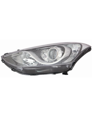 PROIETTORE DESTRO 5 PORTE H7,H7,H7 CON PARABOLA CROMATA CON MOTORE HYUNDAI i30 3D GD 20132017VERS 042015 , HYUNDAI i30 5D GD 20