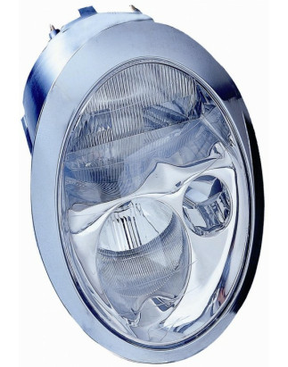 PROIETTORE SINISTRO H7,H1 CON MOTORE CON PREDISPOSIZIONE REGOLAZIONE ELETTRICA MINI COOPERONE R50F53 20022006VERS 2004