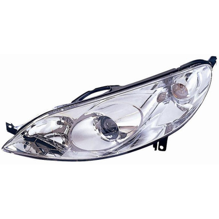 PROIETTORE DESTRO H7,H1 CON PREDISPOSIZIONE REGOLAZIONE ELETTRICA PEUGEOT 407 6D6C 20042010