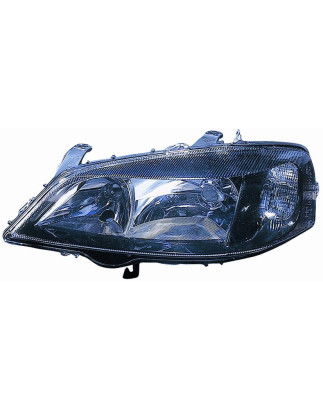 PROIETTORE SINISTRO H7 CON PARABOLA NERA CON PREDISPOSIZIONE REGOLAZIONE ELETTRICA OPEL ASTRA G T98F35 19982004