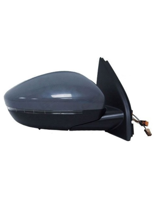 RETROVISORE ELETTRICO DESTRO 10+4 PIN CON PRIMER TERMICO VETRO CONVESSO RICHIUDIBILE ELETTRICAMENTE CON FANALINO INTEGRATO CON 