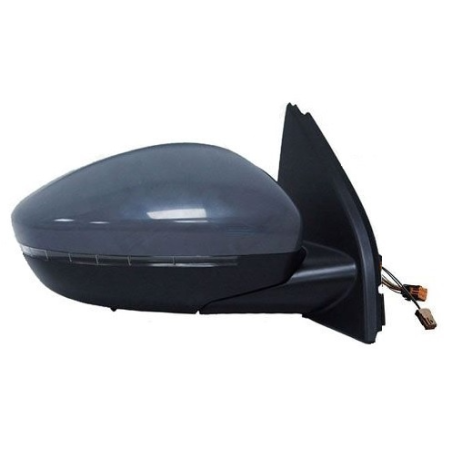 RETROVISORE ELETTRICO DESTRO 10+4 PIN CON PRIMER TERMICO VETRO CONVESSO RICHIUDIBILE ELETTRICAMENTE CON FANALINO INTEGRATO CON 