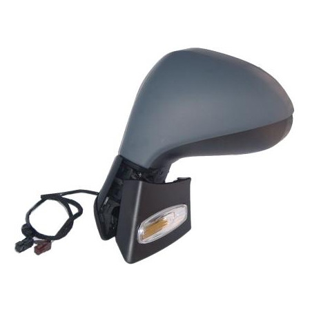 RETROVISORE ELETTRICO DESTRO CON PRIMER TERMICO VETRO CONVESSO RICHIUDIBILE ELETTRICAMENTE CON FANALINO INTEGRATO CON SONDA PEU