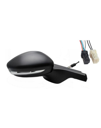 RETROVISORE MECCANICO SINISTRO NERO 2 PIN VERSIONE 022018 VETRO CONVESSO CON FANALINO INTEGRATO CITROEN C3 SX 20162024VERS 2018