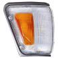 FANALE ANTERIORE DESTRO BIANCOARANCIO CON PORTALAMPADA CORNICE GRIGIA TOYOTA HI-LUX 4WD YN 110 19891997, TOYOTA LAND CRUISER PR