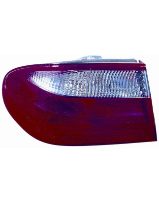 FANALE POSTERIORE SINISTRO SENZA PORTALAMPADA BIANCOROSSO ESTERNO MERCEDES-BENZ E CLASS W210 19992002