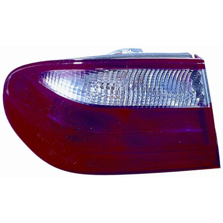 FANALE POSTERIORE SINISTRO SENZA PORTALAMPADA BIANCOROSSO ESTERNO MERCEDES-BENZ E CLASS W210 19992002