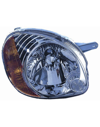 PROIETTORE DESTRO H4 CON PREDISPOSIZIONE REGOLAZIONE ELETTRICA HYUNDAI ATOS MX 19972000, HYUNDAI ATOS PRIME MX 19992003VERS 012