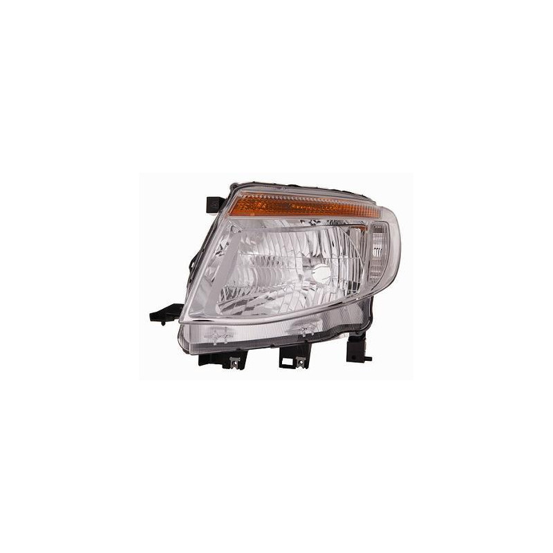 PROIETTORE SINISTRO H4,P21W,W5W CON PARABOLA CROMATA FORD RANGER TKE 20122015