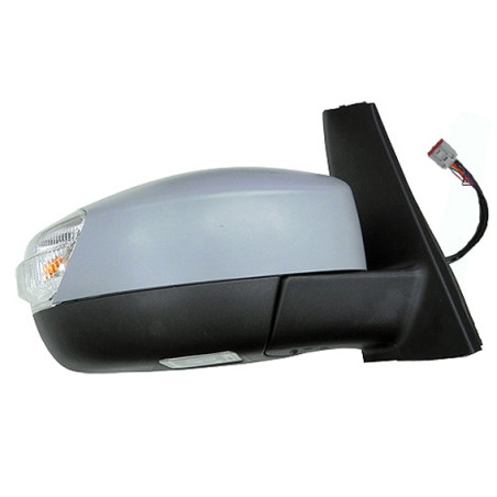 RETROVISORE ELETTRICO SINISTRO 8 PIN CON PRIMER TERMICO ASFERICO RICHIUDIBILE ELETTRICAMENTE CON FANALINO INTEGRATO CON LUCE DI