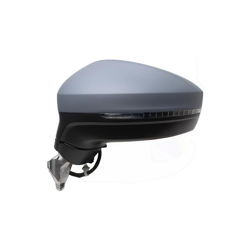 RETROVISORE ELETTRICO DESTRO 9 PIN CON PRIMER TERMICO VETRO CONVESSO RICHIUDIBILE ELETTRICAMENTE CON FANALINO INTEGRATO CON LUC