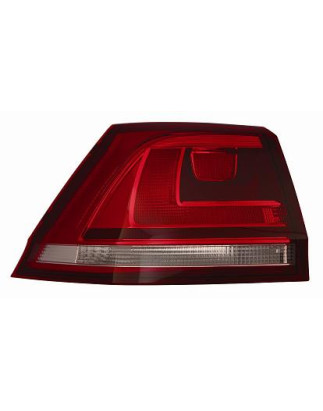 FANALE POSTERIORE DESTRO SENZA PORTALAMPADA BIANCOROSSO ESTERNO FONDO SCURO VOLKSWAGEN GOLF VII 5G1 20132016VERS SW , VOLKSWAGE