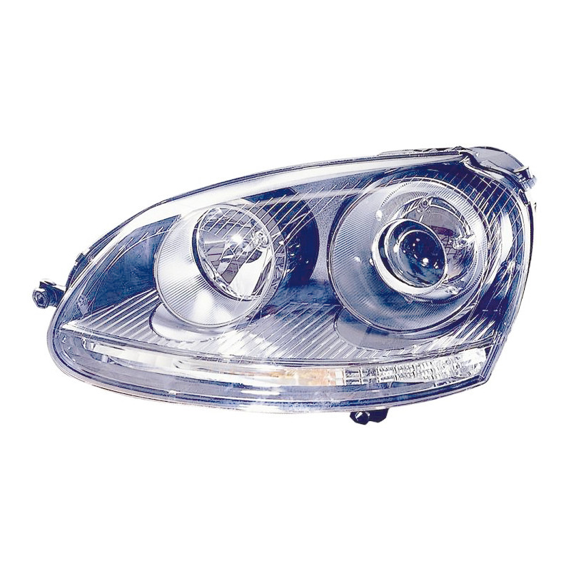 PROIETTORE DESTRO XENON CON PARABOLA CON PREDISPOSIZIONE REGOLAZIONE ELETTRICA VOLKSWAGEN GOLF V 1K1 20042008, VOLKSWAGEN GOLF 