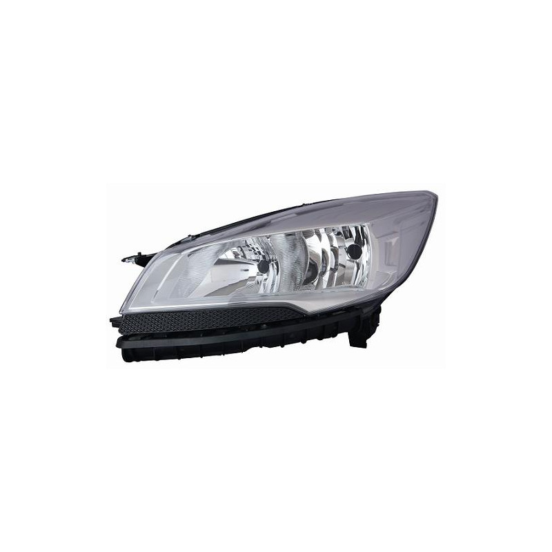 PROIETTORE DESTRO H7 CON PARABOLA CROMATA CON MOTORE FORD KUGA DM2 20132016