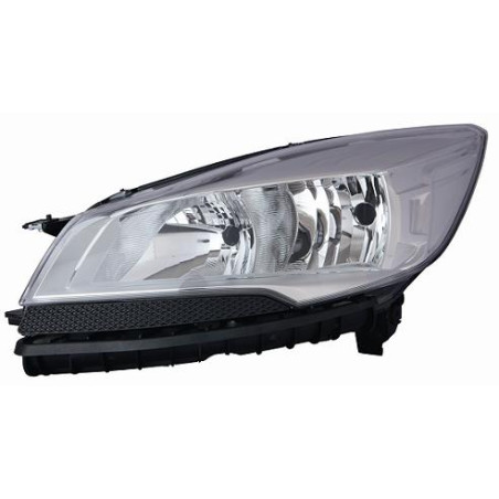PROIETTORE DESTRO H7 CON PARABOLA CROMATA CON MOTORE FORD KUGA DM2 20132016
