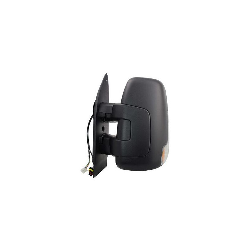 RETROVISORE ELETTRICO DESTRO BRACCIO CORTO 7 PIN TERMICO VETRO CONVESSO CON FANALINO INTEGRATO BIANCO IVECO DAILY 20142019, IVE