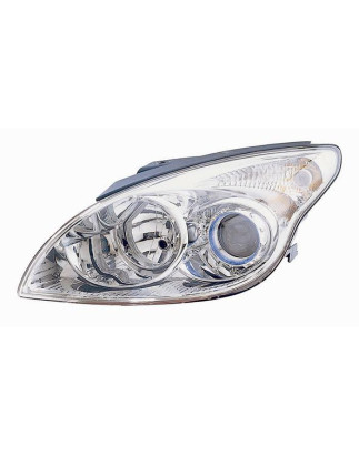 PROIETTORE SINISTRO H7,H1 CON PARABOLA CROMATA CON PREDISPOSIZIONE REGOLAZIONE ELETTRICA HYUNDAI i30 FD 20072012