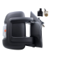 RETROVISORE ELETTRICO DESTRO BRACCIO CORTO 8 PIN TERMICO VETRO CONVESSO CON FANALINO INTEGRATO 16W CON ANTENNA CITROEN e JUMPER