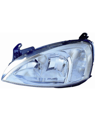 PROIETTORE SINISTRO 2H7 REGOLAZIONE ELETTRICA MODELLO AL T�V OPEL COMBO TF0TF1 20002012VERS 2002 , OPEL CORSA C X01 20002006VER