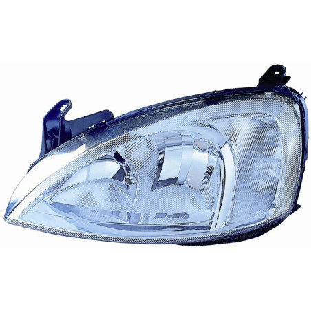 PROIETTORE SINISTRO 2H7 REGOLAZIONE ELETTRICA MODELLO AL T�V OPEL COMBO TF0TF1 20002012VERS 2002 , OPEL CORSA C X01 20002006VER