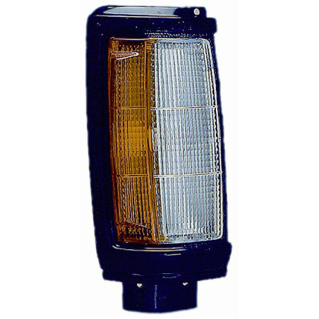 FANALE ANTERIORE SINISTRO CON PORTALAMPADA BIANCO CORNICE NERA T�V MITSUBISHI PU L200 K3TK2TK1TK0T 1987199  MITSUBISHI PU L200 