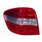 FANALE POSTERIORE SINISTRO CON PORTALAMPADA FUMEROSSO BASE NERA MERCEDES-BENZ ML W164 20052011VERS 2008