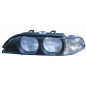 LENTE PROIETTORE DESTRO BIANCO CON FANALE BIANCO BMW SERIES 5 E39 19962002