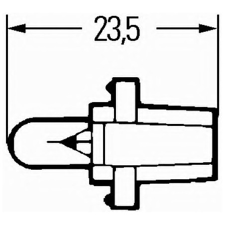 PLASTIC SOCKET LAMPS 12V 1,2W STANDARD