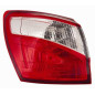 FANALE POSTERIORE SINISTRO SENZA PORTALAMPADA LED NISSAN QASHQAI J10NJ10 20102013