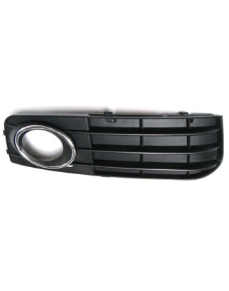 GRIGLIA PARAURTI ANTERIORE DESTRA 3 PROFILI CON FENDINEBBIA CON CORNICE CROMATA AUDI A4 8KH8K28K5 20072011