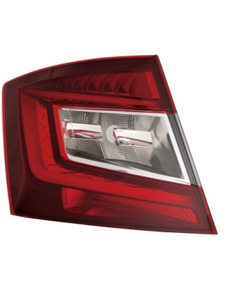 FANALE POSTERIORE DESTRO SENZA PORTALAMPADA 5 PORTE LED SKODA FABIA NJ3 20142018VERS BERLINA 5 PORTE , SKODA FABIA NJ3 20182021
