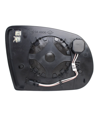 VETRO CON PIASTRA SINISTRO CROMATO SISTEMA BLIS TERMICO CONVESSO JEEP CHEROKEE KL 2019, JEEP CHEROKEE KL 20142019, JEEP COMPASS