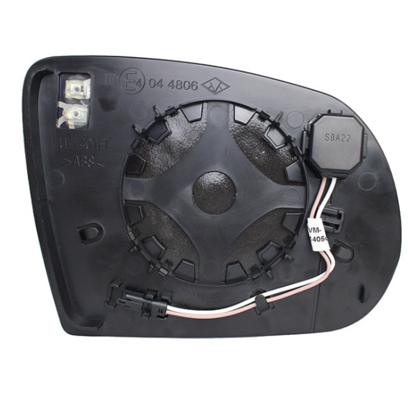 VETRO CON PIASTRA SINISTRO CROMATO SISTEMA BLIS TERMICO CONVESSO JEEP CHEROKEE KL 2019, JEEP CHEROKEE KL 20142019, JEEP COMPASS