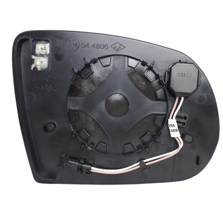 VETRO CON PIASTRA SINISTRO CROMATO SISTEMA BLIS TERMICO CONVESSO JEEP CHEROKEE KL 2019, JEEP CHEROKEE KL 20142019, JEEP COMPASS