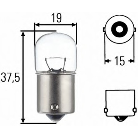 LAMPADINA 24V 10W