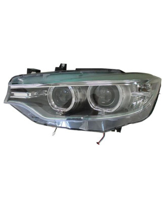 PROIETTORE SINISTRO LED XENON CON PARABOLA NERA CON MOTORE CON LUCE DIURNA LED BMW SERIES 4 COUPECAB F32F36F33 20142020